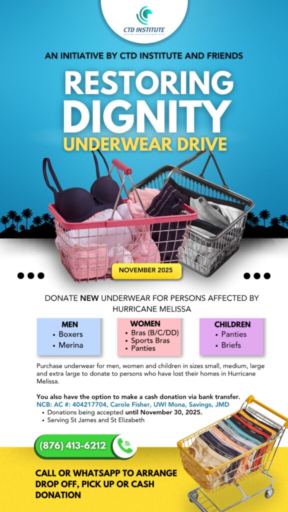 Restoring Dignity Drive by CTD Institute - flyer